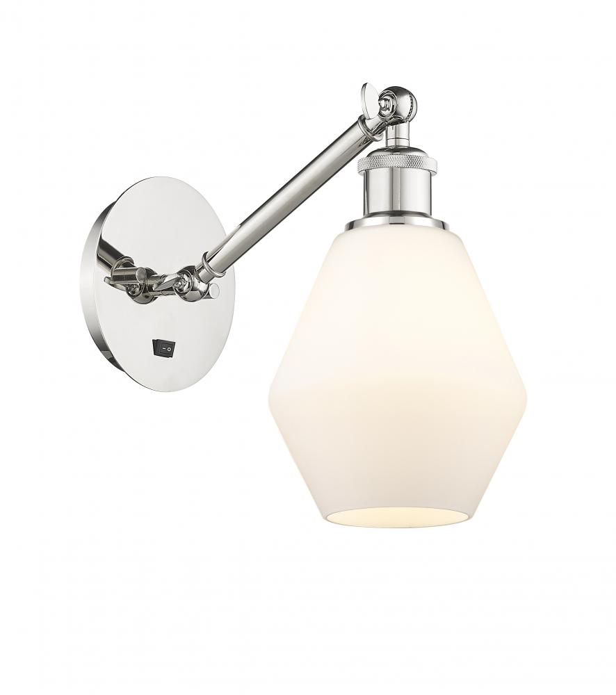 Cindyrella - 1 Light - 6 inch - Polished Nickel - Adjustable Sconce
