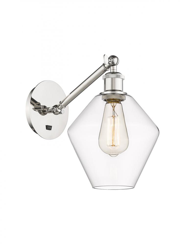 Cindyrella - 1 Light - 8 inch - Polished Nickel - Adjustable Sconce