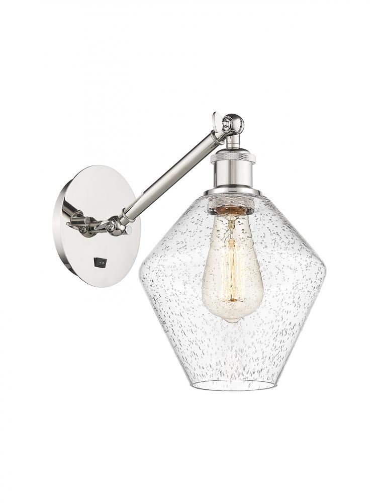 Cindyrella - 1 Light - 8 inch - Polished Nickel - Adjustable Sconce