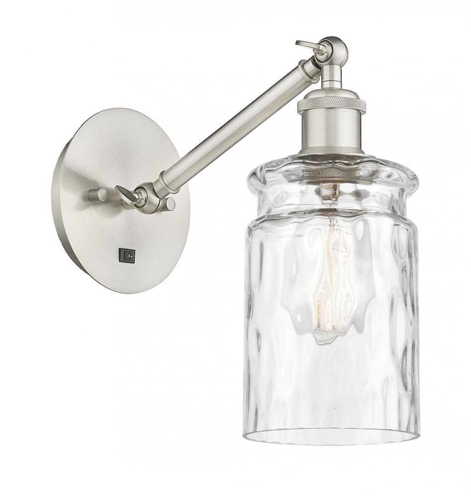 Candor - 1 Light - 5 inch - Brushed Satin Nickel - Adjustable Sconce