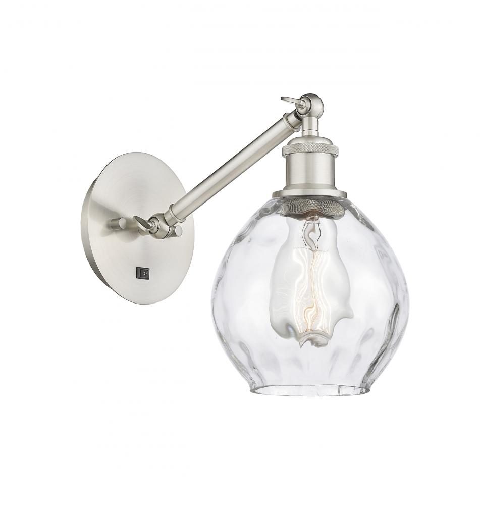 Waverly - 1 Light - 6 inch - Brushed Satin Nickel - Adjustable Sconce