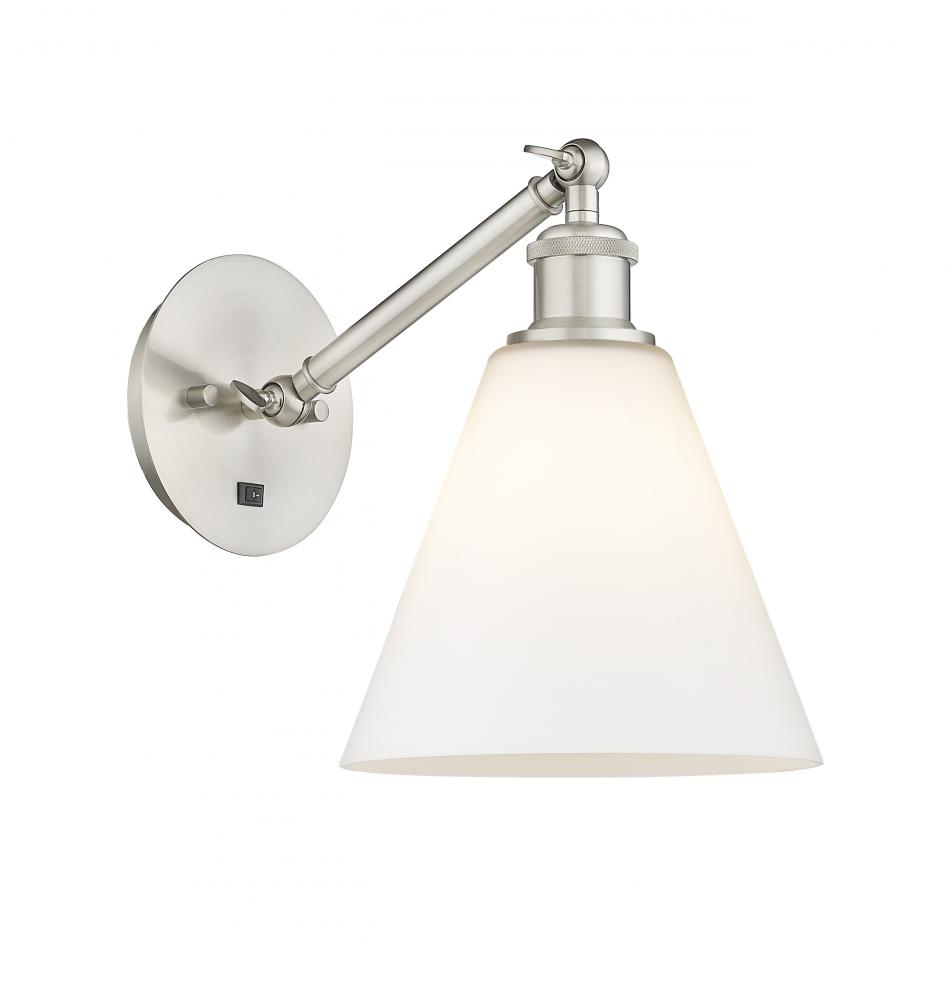 Berkshire - 1 Light - 8 inch - Brushed Satin Nickel - Adjustable Sconce