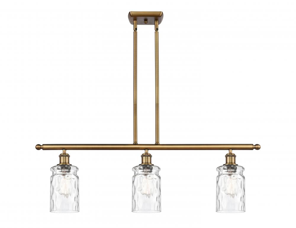 Candor - 3 Light - 36 inch - Brushed Brass - Cord hung - Island Light