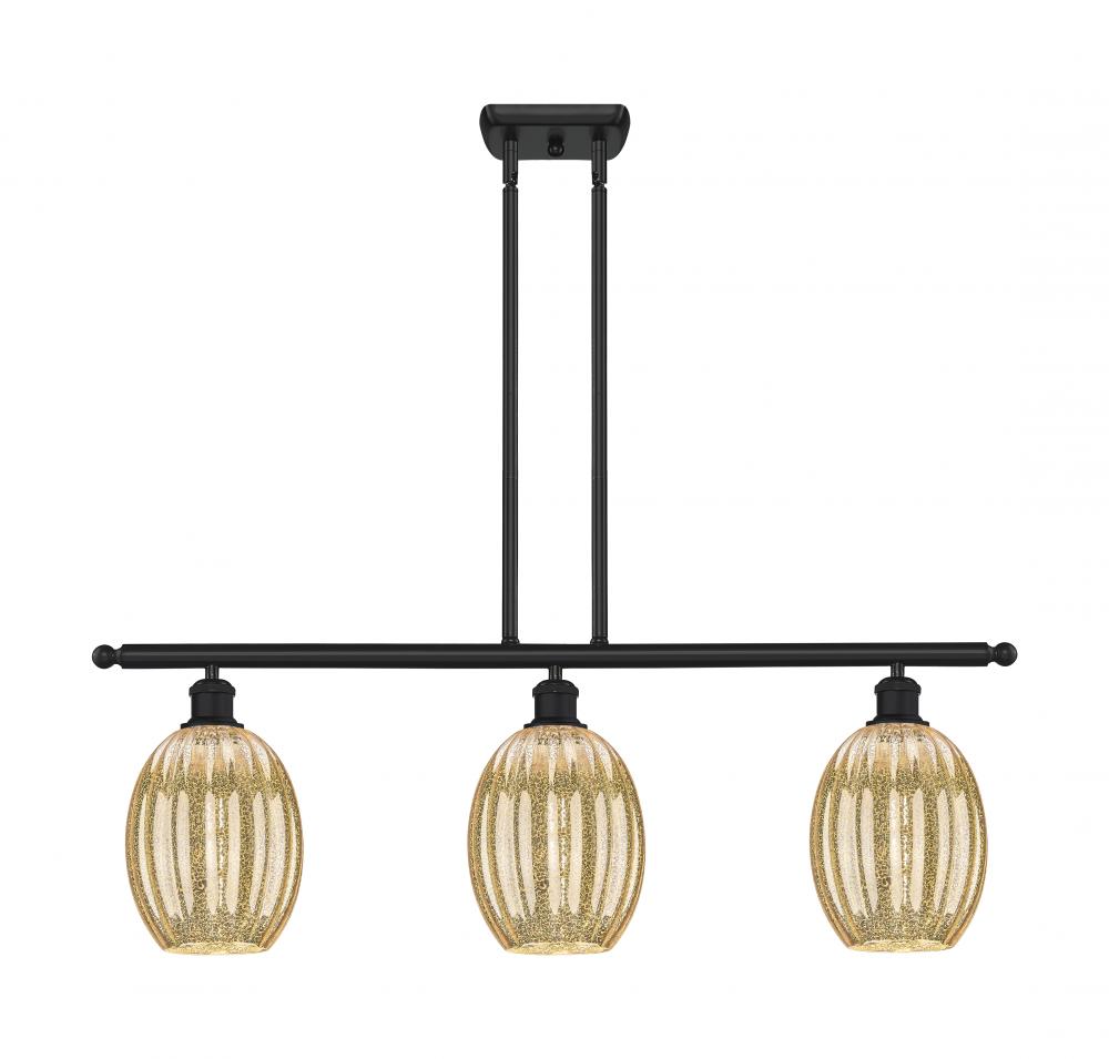Preston Bulb - 3 Light - 36 inch - Black Antique Brass - Stem Hung - Island Light