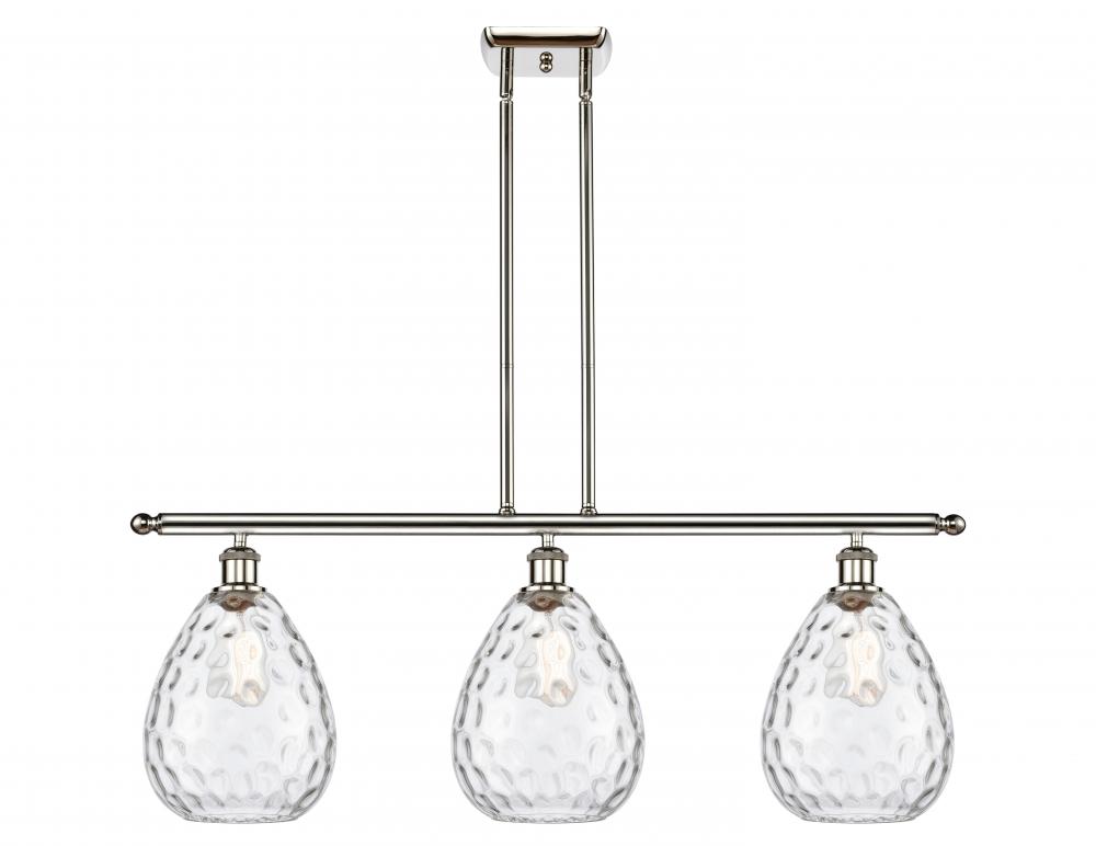 Waverly - 3 Light - 36 inch - Polished Nickel - Cord hung - Island Light
