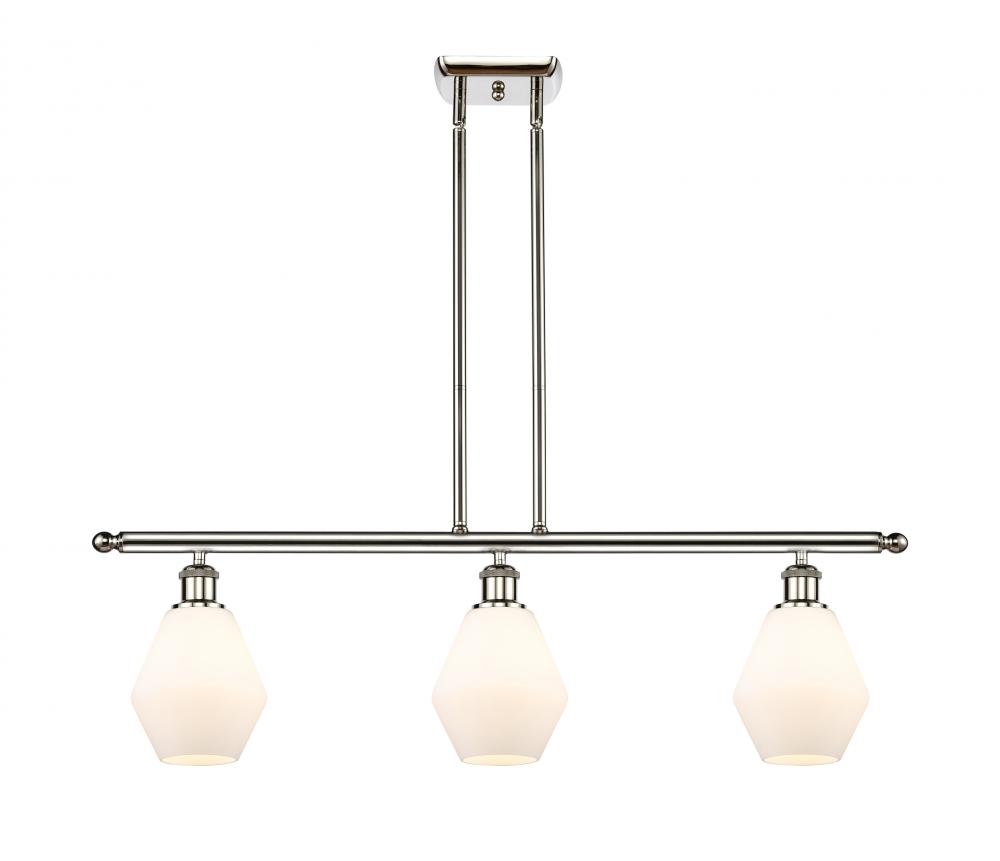 Cindyrella - 3 Light - 36 inch - Polished Nickel - Cord hung - Island Light