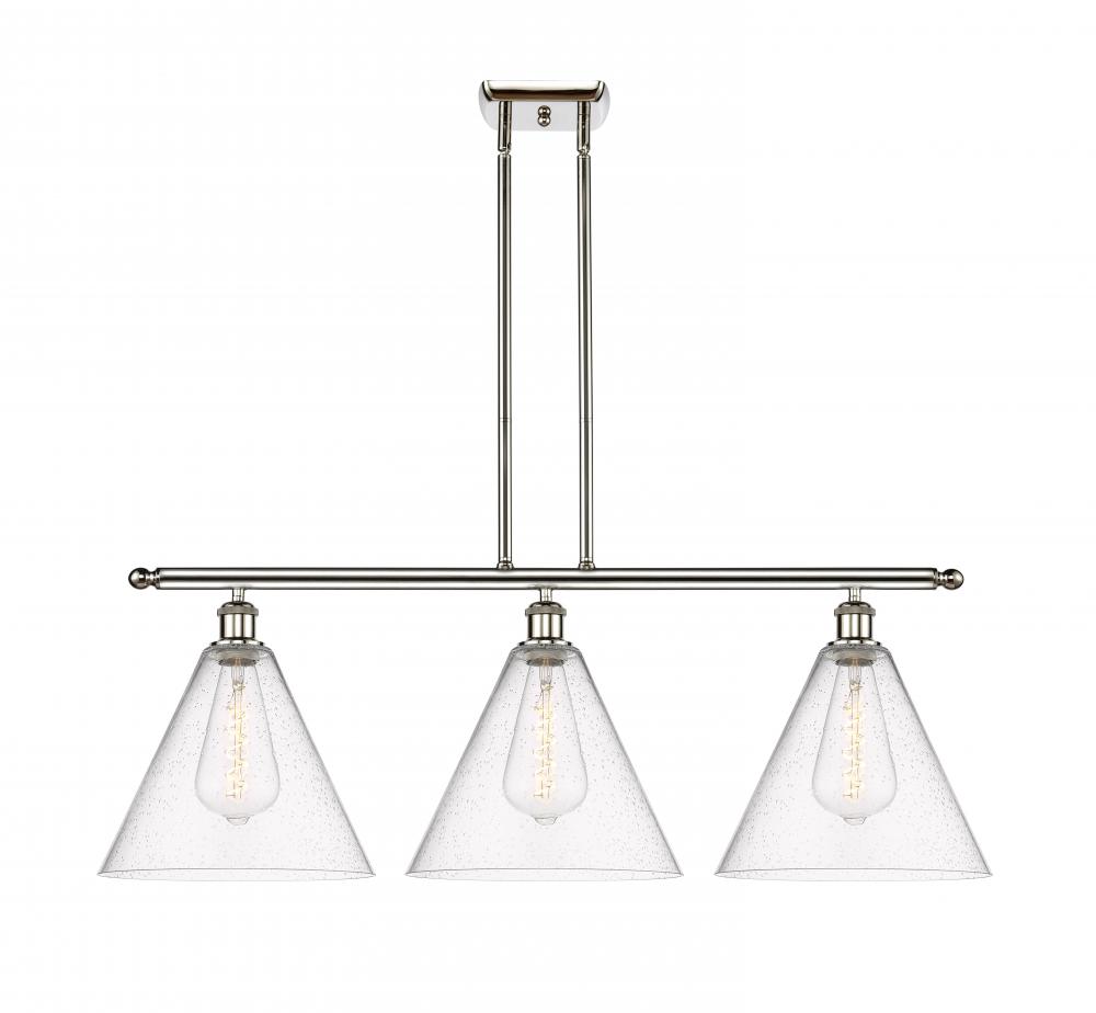 Berkshire - 3 Light - 39 inch - Polished Nickel - Cord hung - Island Light