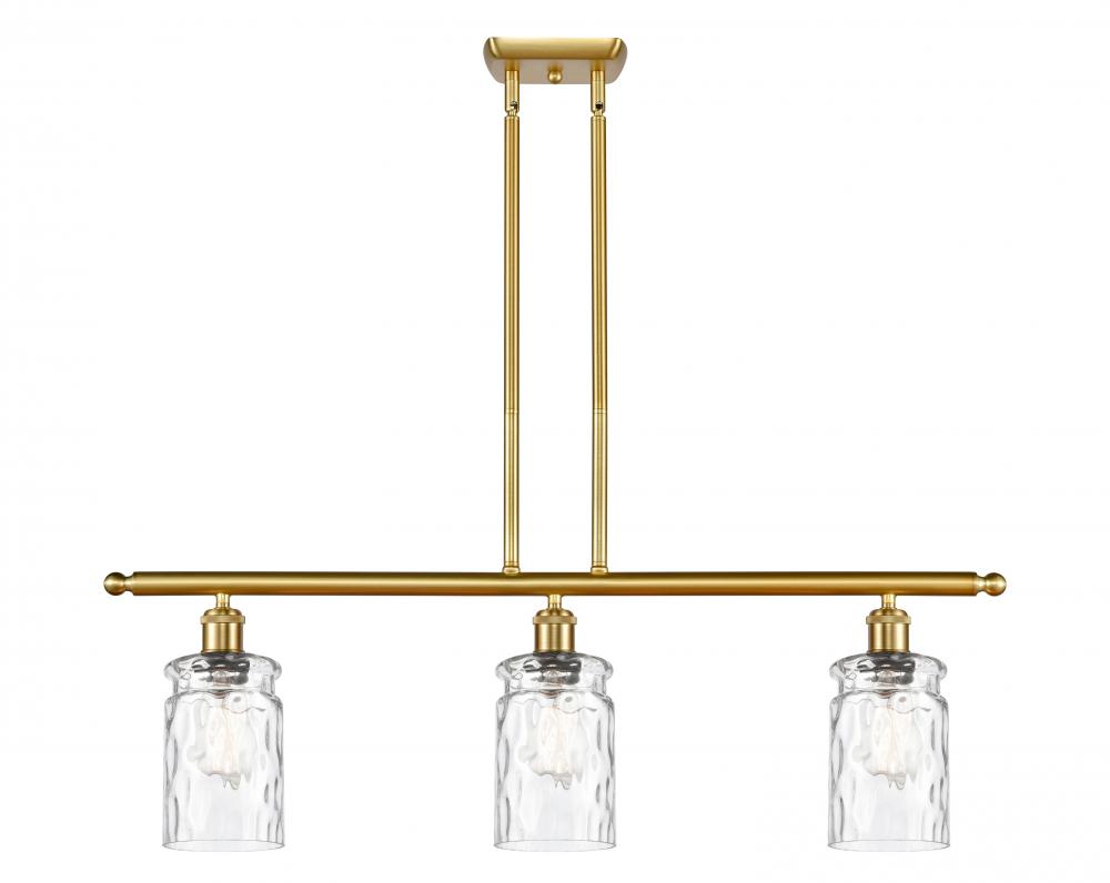 Candor - 3 Light - 36 inch - Satin Gold - Cord hung - Island Light