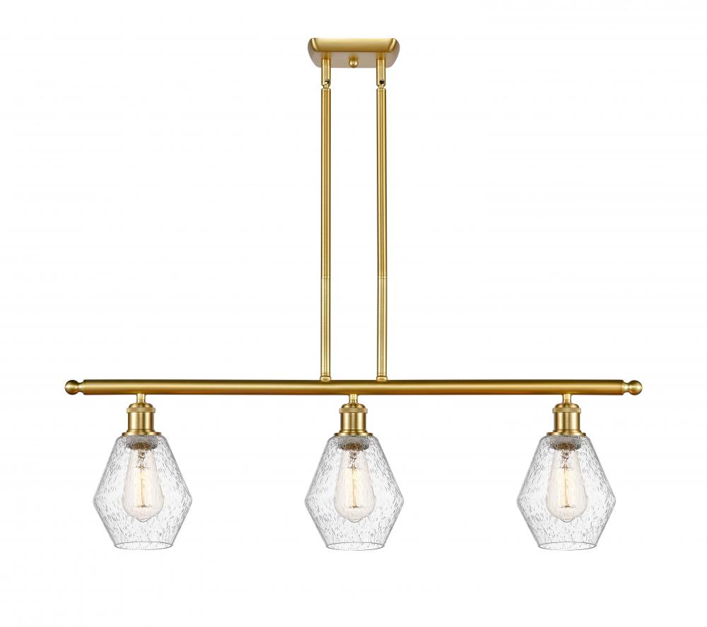 Cindyrella - 3 Light - 36 inch - Satin Gold - Cord hung - Island Light