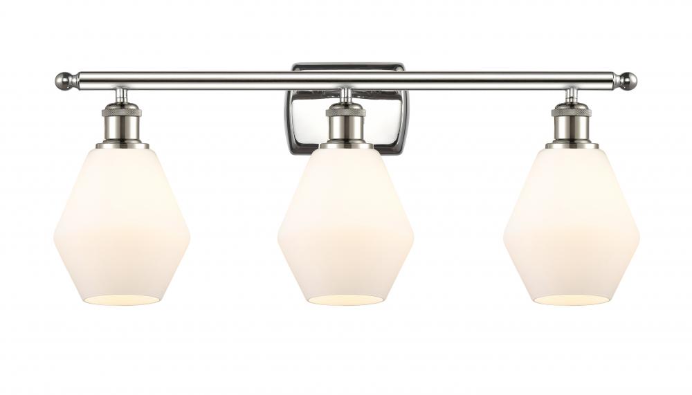 Cindyrella - 3 Light - 26 inch - Polished Nickel - Bath Vanity Light