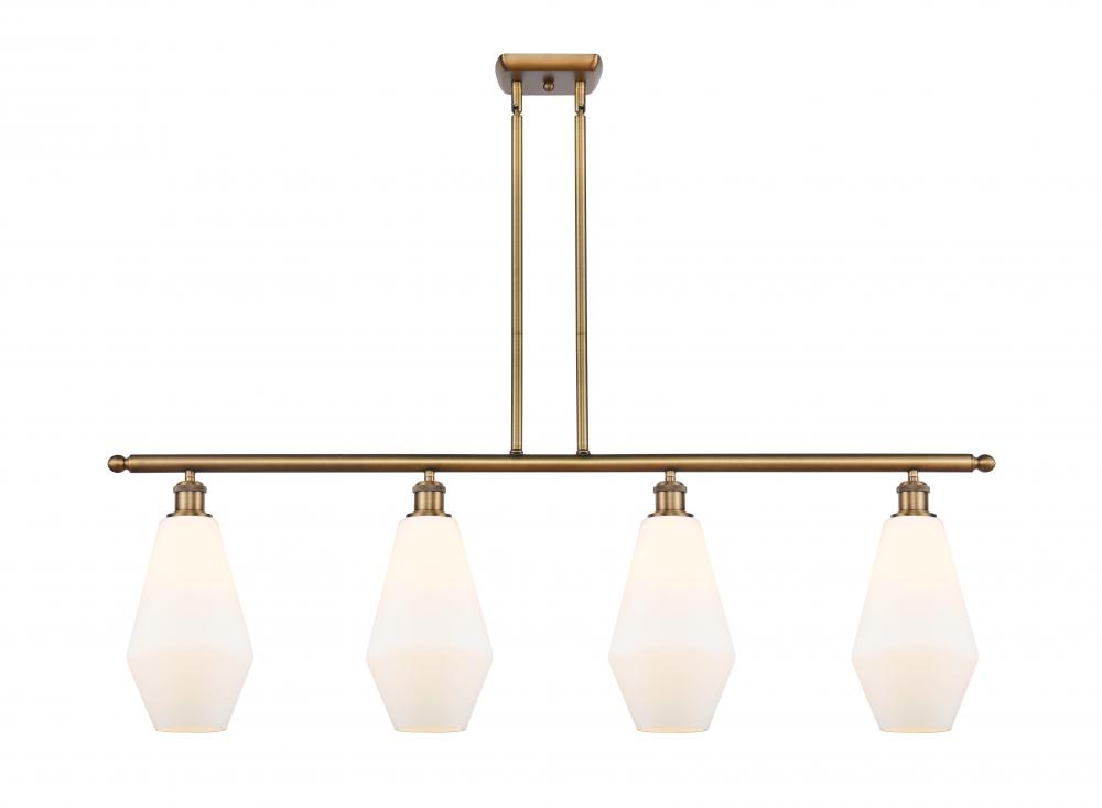 Cindyrella - 4 Light - 48 inch - Brushed Brass - Cord hung - Island Light