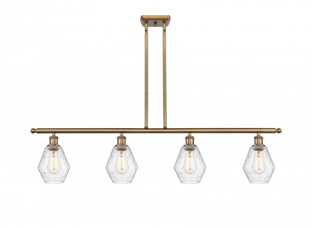 Cindyrella - 4 Light - 48 inch - Brushed Brass - Cord hung - Island Light
