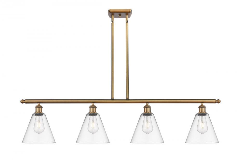 Berkshire - 4 Light - 48 inch - Brushed Brass - Cord hung - Island Light