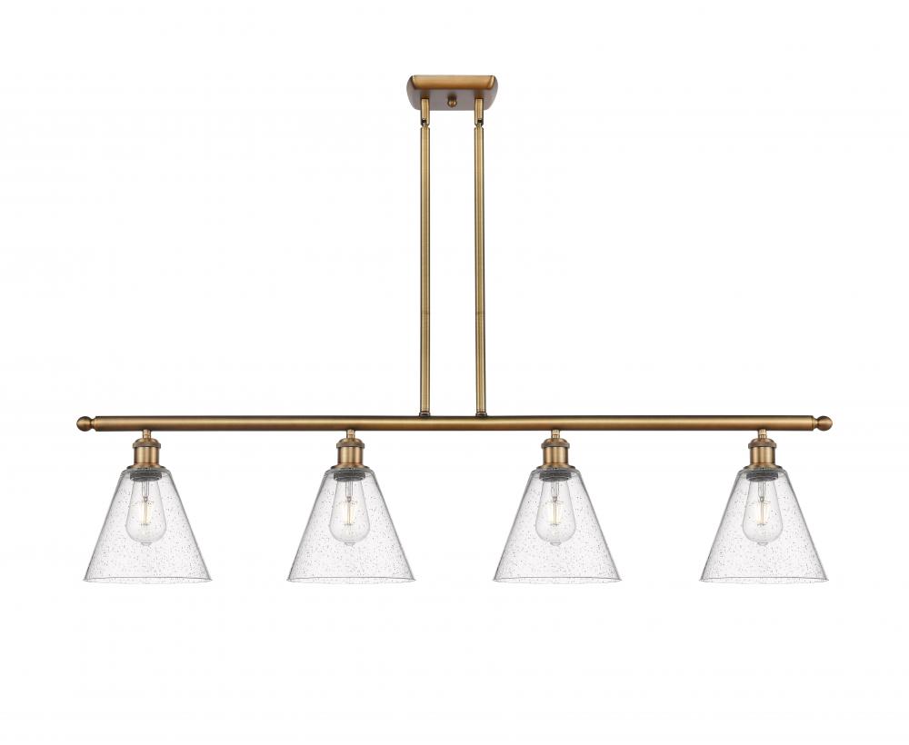 Berkshire - 4 Light - 48 inch - Brushed Brass - Cord hung - Island Light