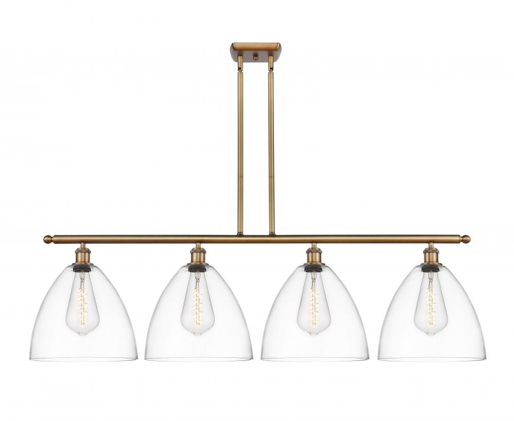 Bristol - 4 Light - 50 inch - Brushed Brass - Cord hung - Island Light