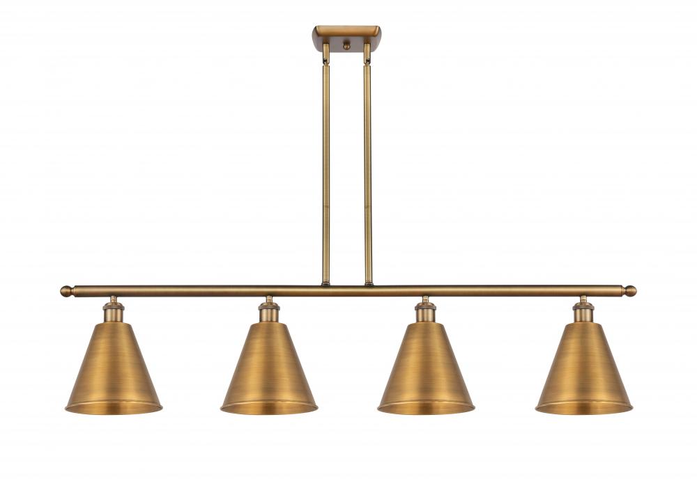 Berkshire - 4 Light - 48 inch - Brushed Brass - Cord hung - Island Light
