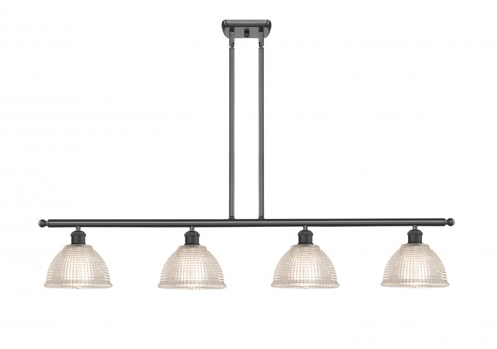 Arietta - 4 Light - 48 inch - Matte Black - Cord hung - Island Light