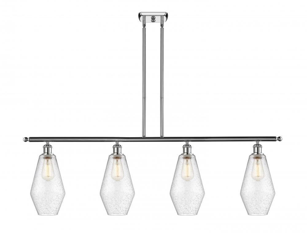 Cindyrella - 4 Light - 48 inch - Polished Chrome - Cord hung - Island Light