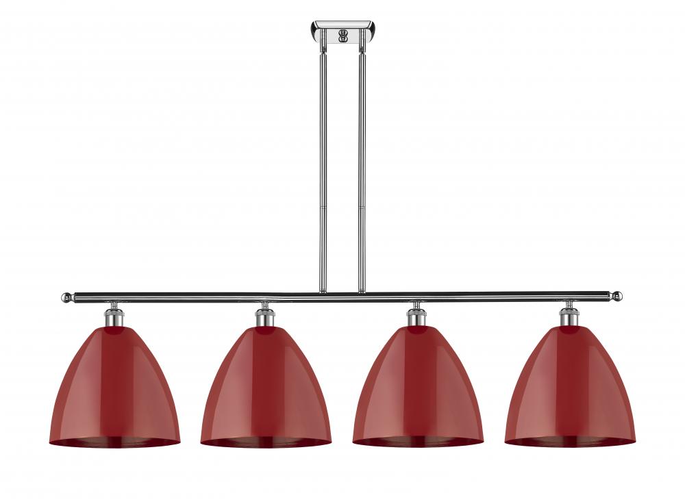 Plymouth - 4 Light - 50 inch - Polished Chrome - Cord hung - Island Light