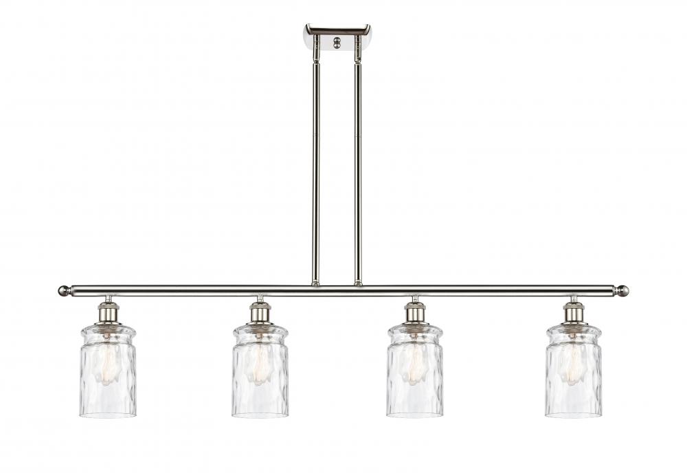 Candor - 4 Light - 48 inch - Polished Nickel - Cord hung - Island Light