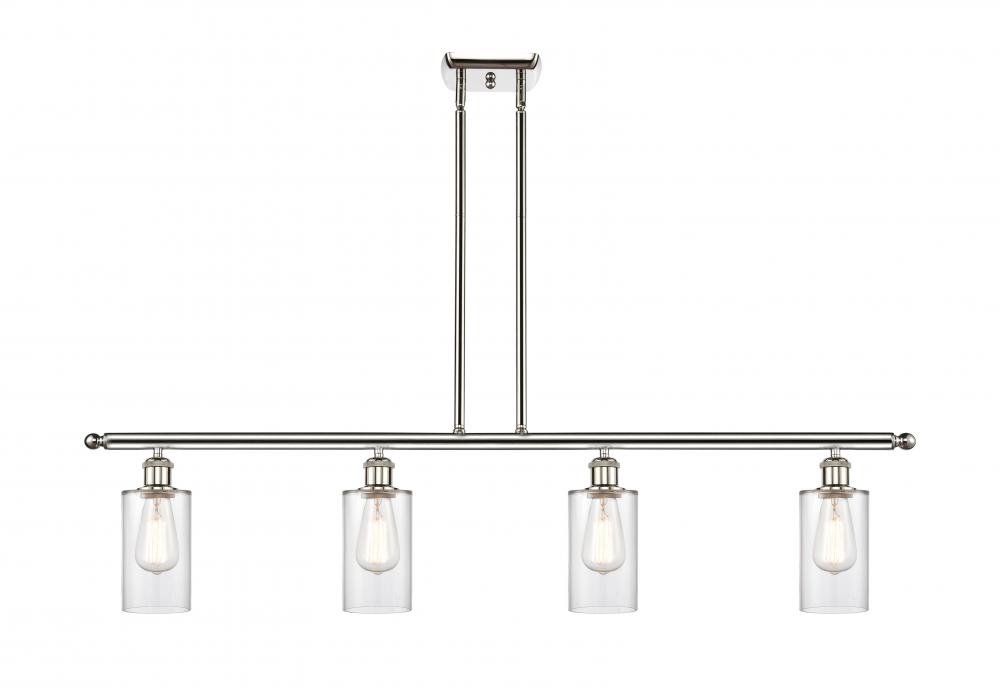 Clymer - 4 Light - 48 inch - Polished Nickel - Cord hung - Island Light