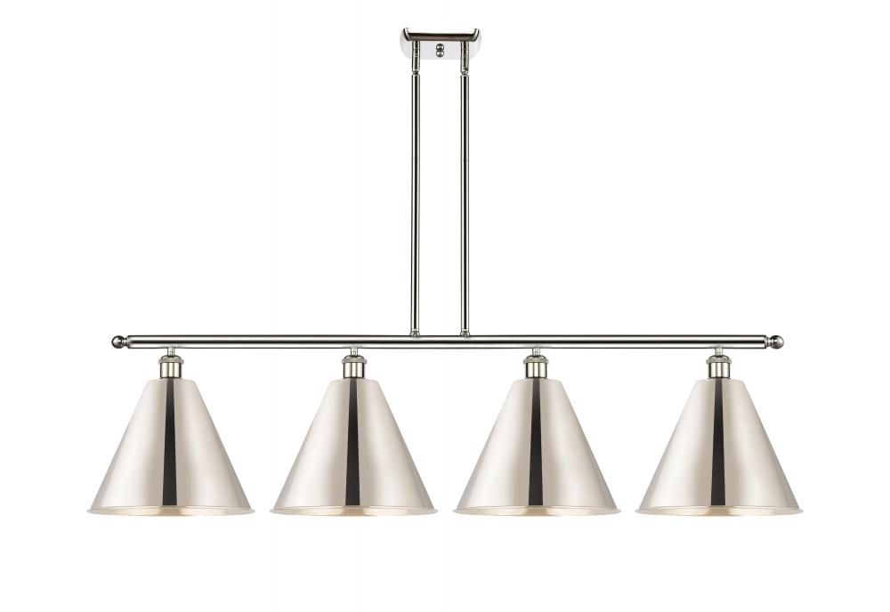 Berkshire - 4 Light - 50 inch - Polished Nickel - Cord hung - Island Light