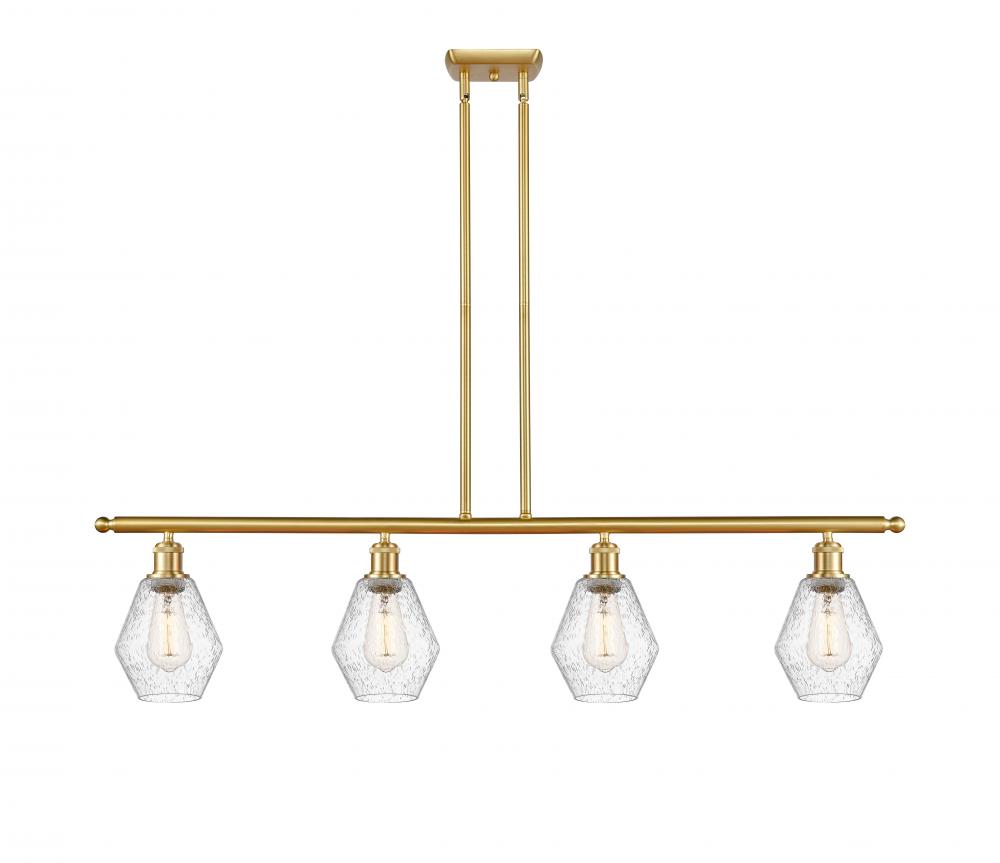 Cindyrella - 4 Light - 48 inch - Satin Gold - Cord hung - Island Light