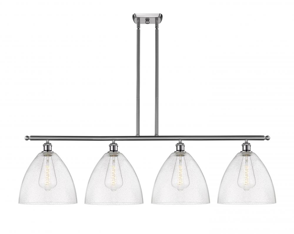 Bristol - 4 Light - 50 inch - Brushed Satin Nickel - Cord hung - Island Light