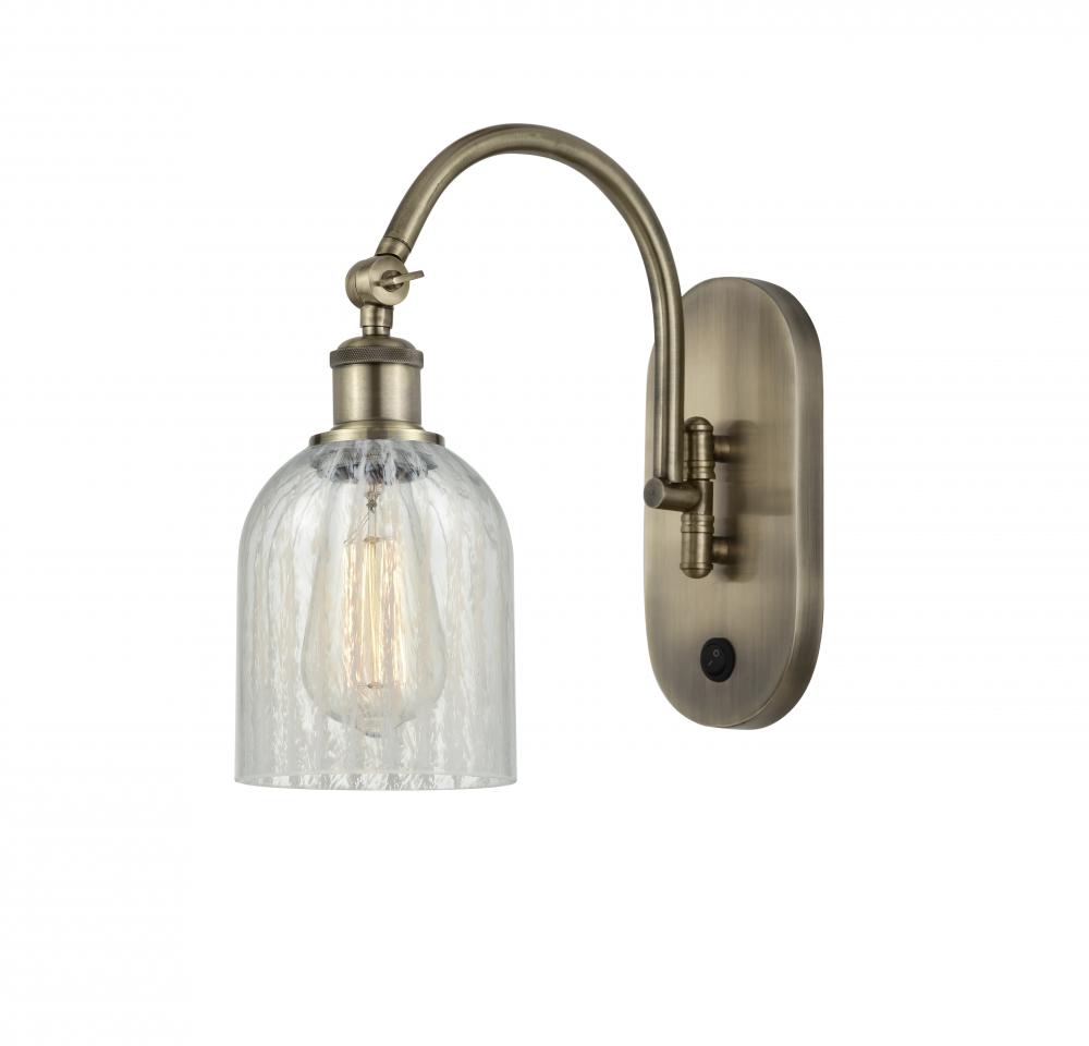 Caledonia - 1 Light - 5 inch - Antique Brass - Adjustable Swing Arm