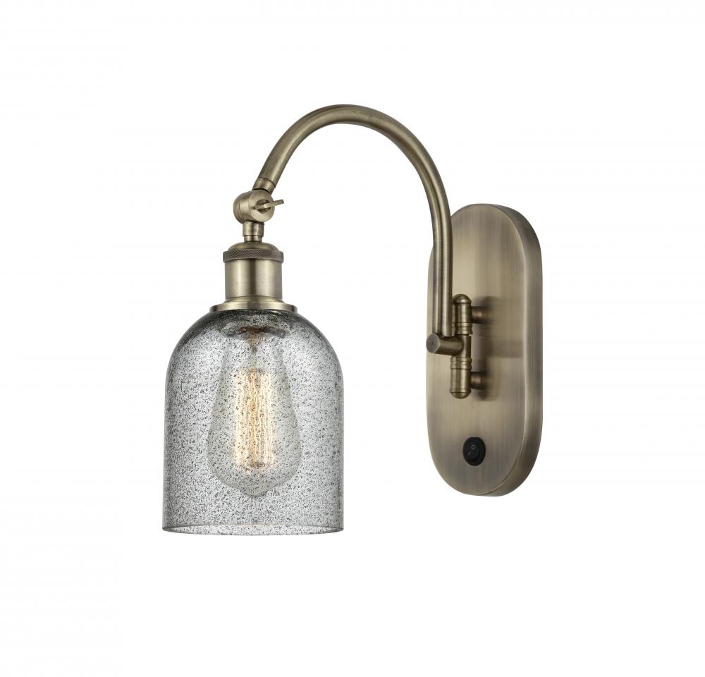Caledonia - 1 Light - 5 inch - Antique Brass - Adjustable Swing Arm