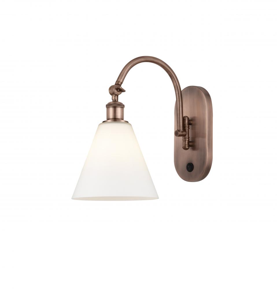 Berkshire - 1 Light - 8 inch - Antique Copper - Adjustable Swing Arm