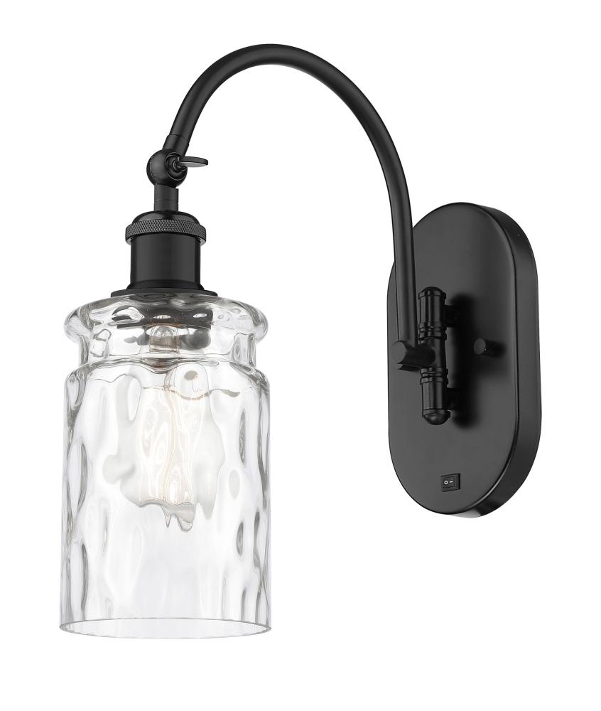 Candor - 1 Light - 5 inch - Matte Black - Adjustable Swing Arm