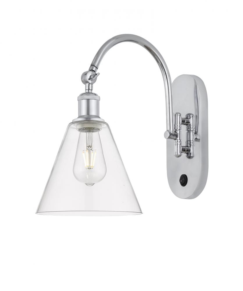 Berkshire - 1 Light - 8 inch - Polished Chrome - Adjustable Swing Arm