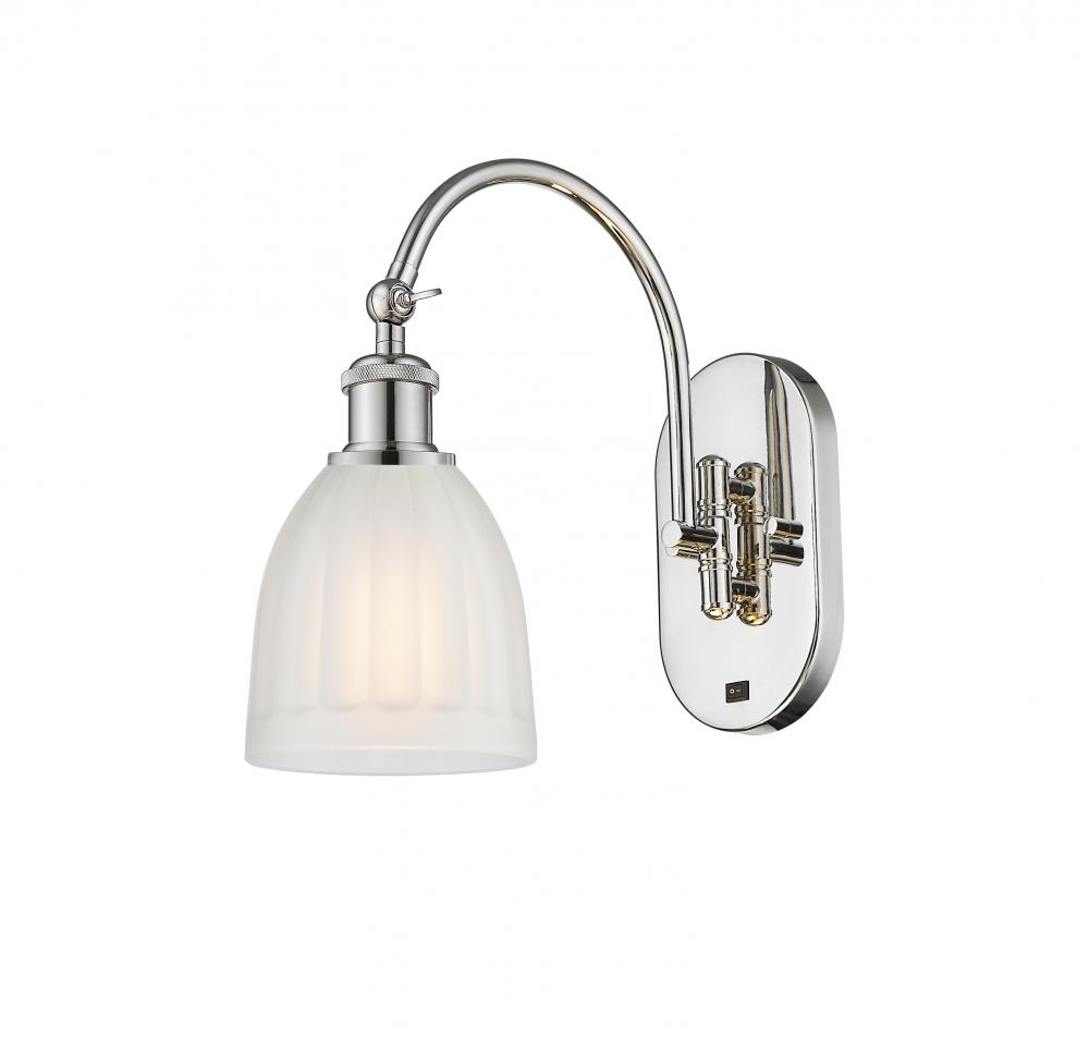 Brookfield - 1 Light - 6 inch - Polished Nickel - Adjustable Swing Arm