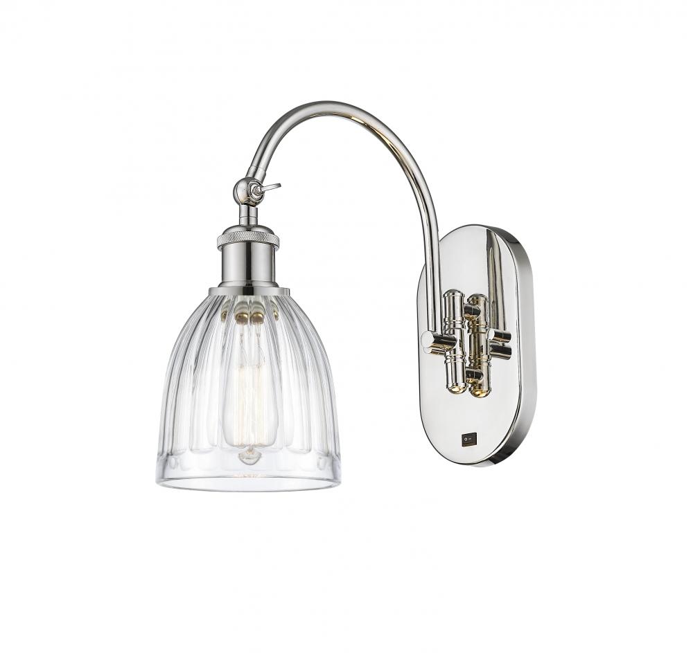 Brookfield - 1 Light - 6 inch - Polished Nickel - Adjustable Swing Arm