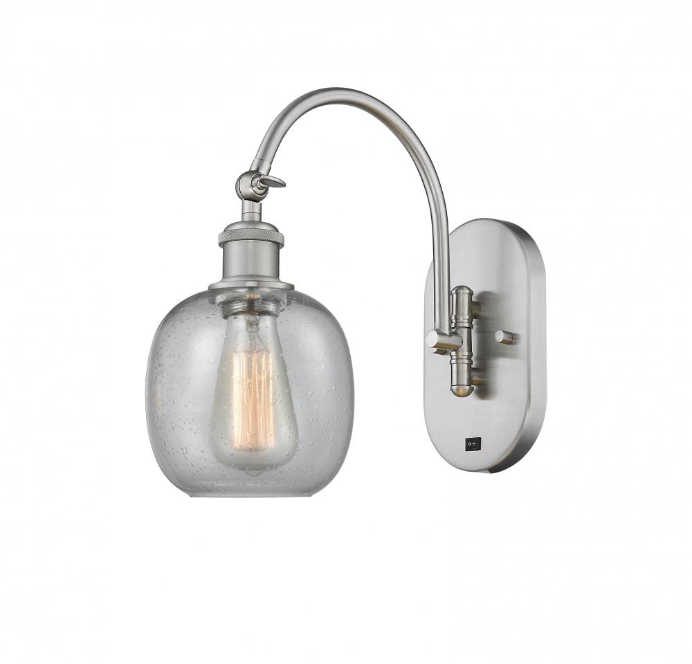 Belfast - 1 Light - 6 inch - Brushed Satin Nickel - Adjustable Swing Arm