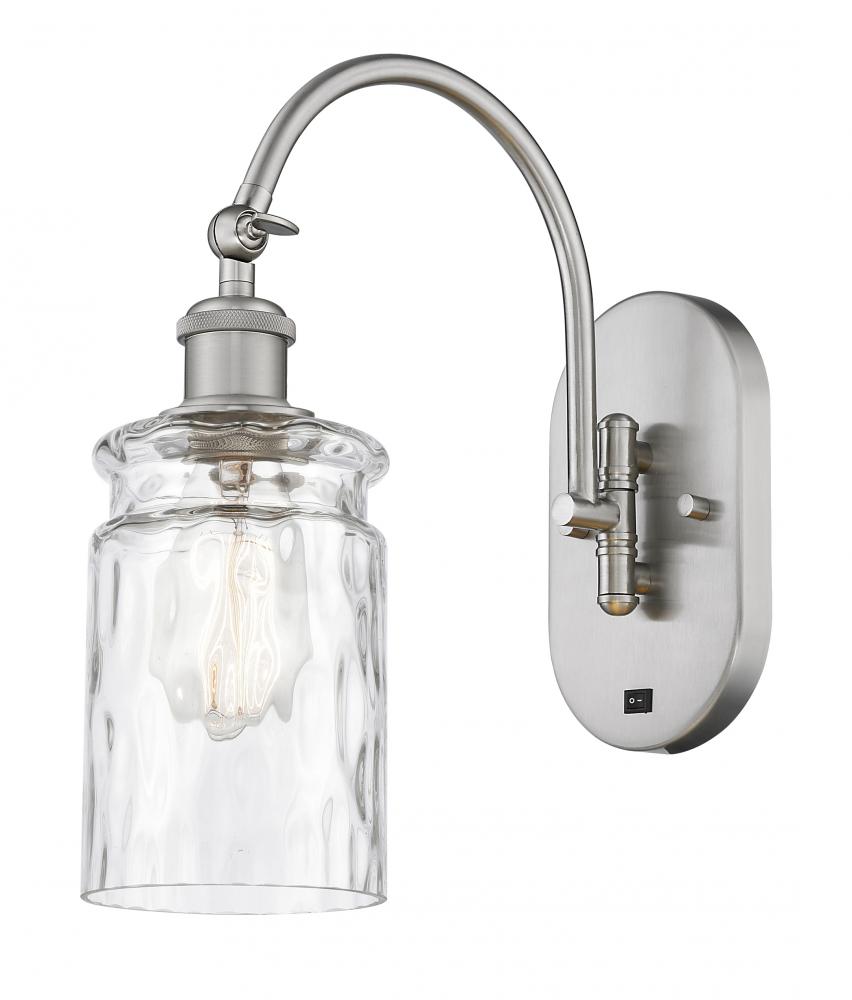 Candor - 1 Light - 5 inch - Brushed Satin Nickel - Adjustable Swing Arm