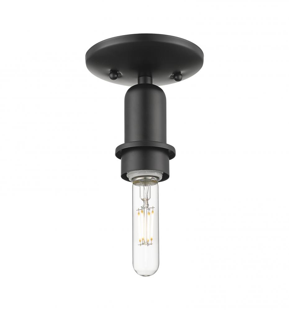 Arcadia - 1 Light - 5 inch - Matte Black - Flush Mount