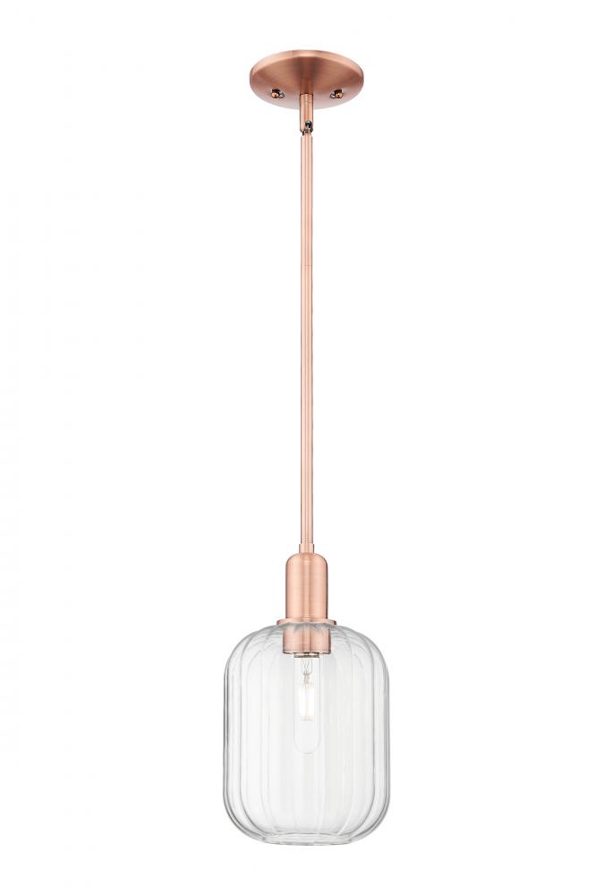 Preston - 1 Light - 6 inch - Antique Copper - Mini Pendant
