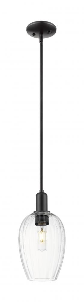 Preston - 1 Light - 6 inch - Matte Black - Mini Pendant
