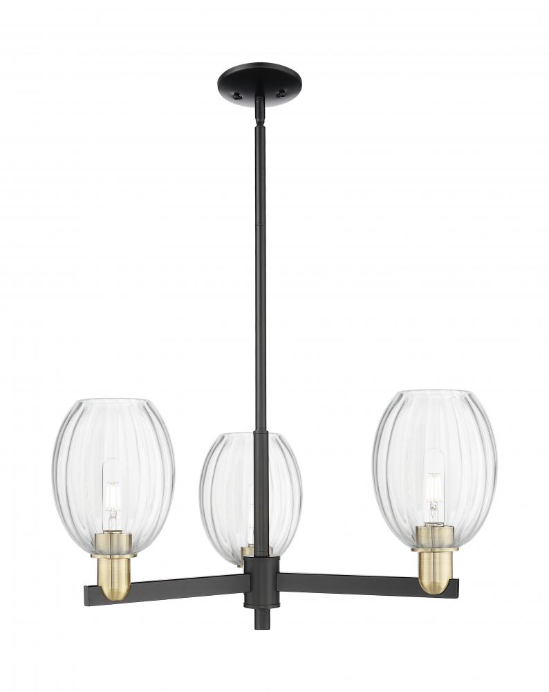 Preston - 3 Light - 18 inch - Black Antique Brass - Flush Mount