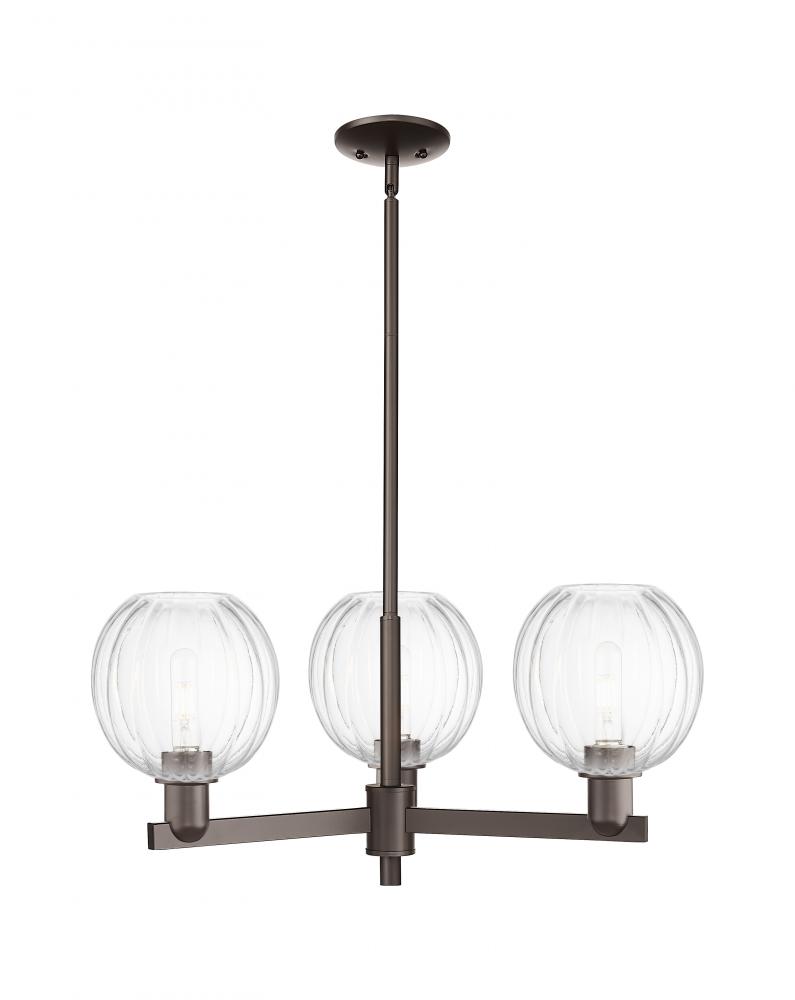 Preston - 3 Light - 18 inch - Oil Rubbed Bronze - Flush Mount