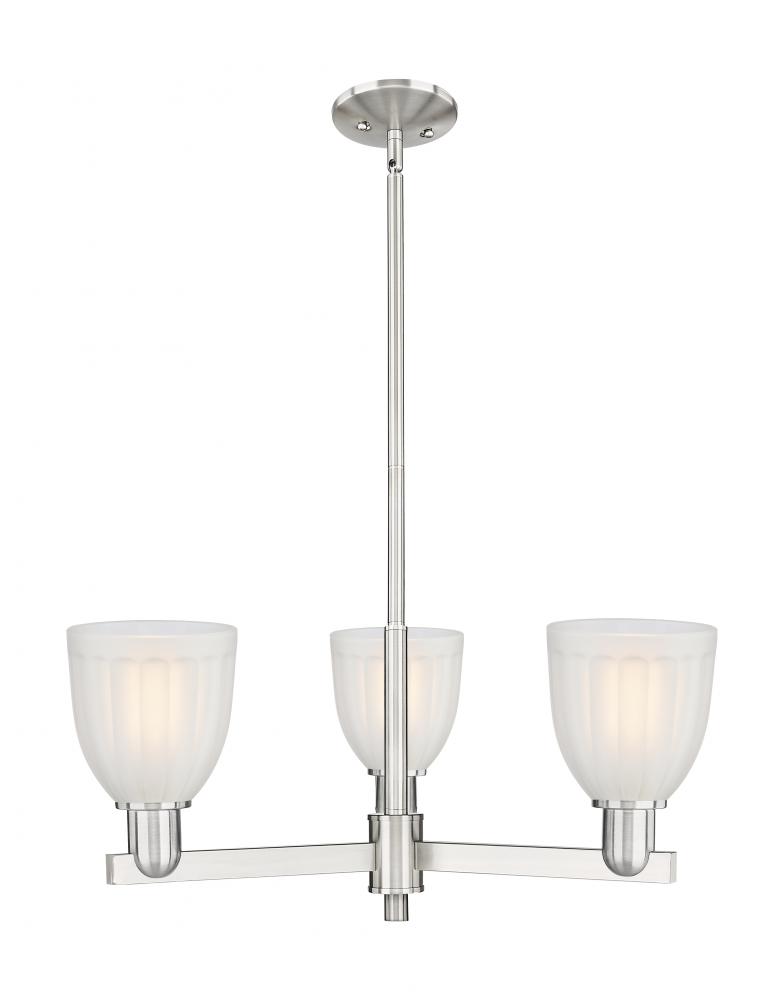 Brookfield - 3 Light - 28 inch - Champagne Bronze - Stem hung - Flush Mount