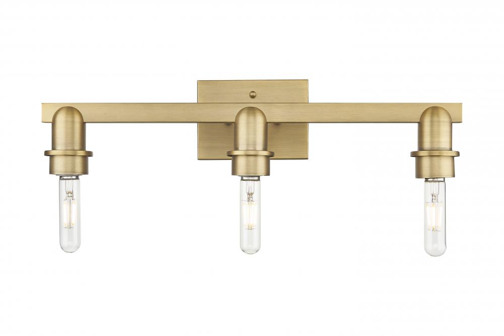 Arcadia - 3 Light - 19 inch - Black Antique Brass - Bath Vanity Light