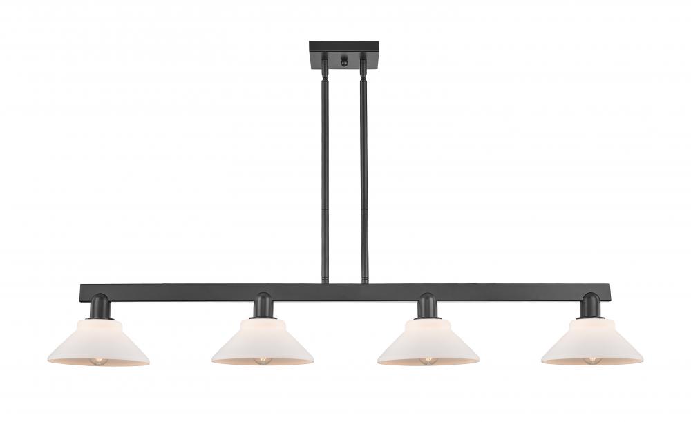 Orwell - 4 Light - 51 inch - Black Antique Brass - Stem hung - Island Light