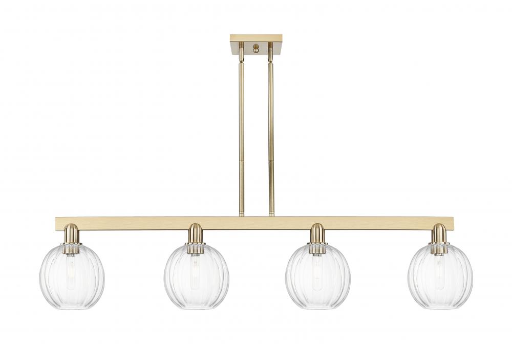 Preston - 4 Light - 48 inch - Champagne Bronze - Cord hung - Island Light