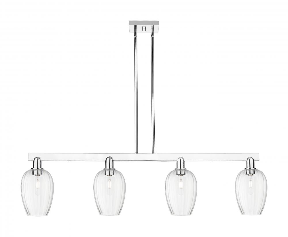 Preston - 4 Light - 48 inch - Polished Chrome - Cord hung - Island Light