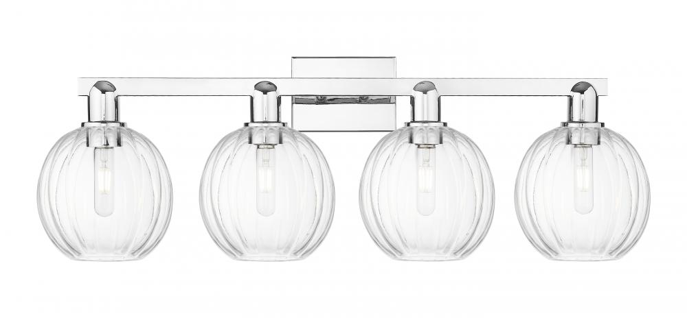 Preston - 4 Light - 36 inch - Polished Chrome - Bath Vanity Light
