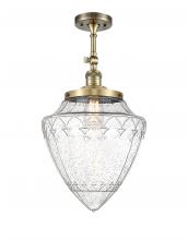Innovations Lighting 201F-AB-G664-12 - Beacon - 1 Light - 12 inch - Antique Brass - Adjustable Semi-Flush Mount