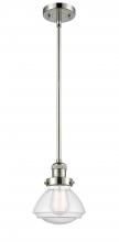 Innovations Lighting 201S-PN-G324 - Olean - 1 Light - 7 inch - Polished Nickel - Stem Hung - Mini Pendant